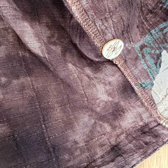 Kusnadi New York Vintage Boho Button Front Top / large - Picture 9 of 11